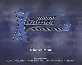 ESPN Winter X-Games Snowboarding 2002 - Xbox Screen