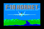 F-18 Hornet - C64 Screen