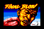 Final Blow - C64 Screen
