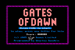 Gates of Dawn - C64 Screen