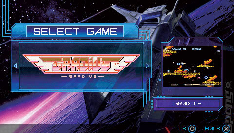 Gradius Collection - PSP Screen