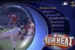 High Heat Major League Baseball 2002 - GBA Screen
