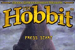 Hobbit, The - GBA Screen
