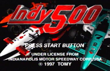 Indy 500 - PlayStation Screen