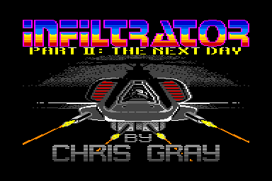 Infiltrator Part II - C64 Screen