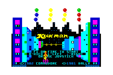 Kickman - C64 Screen