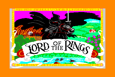 Lord of The Rings - C64 Screen