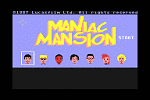 Maniac Mansion - C64 Screen