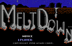 Meltdown - Atari 7800 Screen