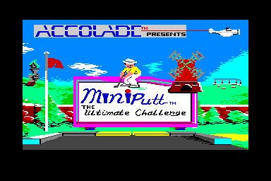 Mini Putt - C64 Screen