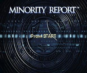 Minority Report - Xbox Screen