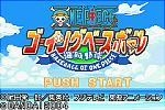 One Piece Going Baseball - GBA Screen