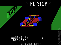 Pitstop - Colecovision Screen