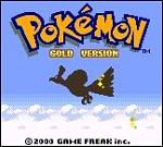 Pokemon Gold - Game Boy Color Screen