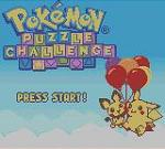 Pokemon Puzzle Challenge - Game Boy Color Screen