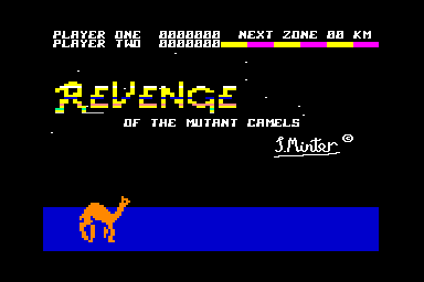 Revenge of the Mutant Camels - C64 Screen