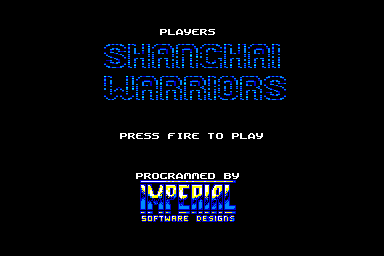 Shanghai Warriors - C64 Screen