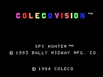 Spy Hunter - Colecovision Screen