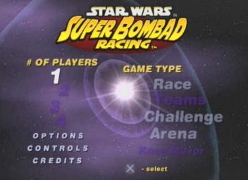 Star Wars Super Bombad Racing - PS2 Screen