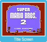 Super Mario Brothers 2 - Wii Screen