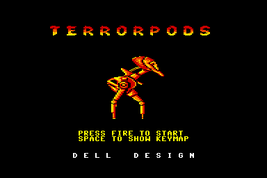 Terrorpods - C64 Screen