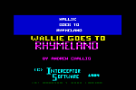 Wallie Goes to Rhymeland - C64 Screen