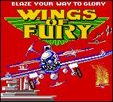 Wings of Fury - Game Boy Color Screen